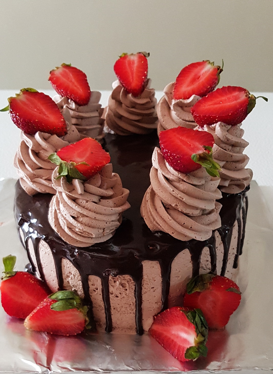 Chocolate Cream Cake By Sidrah Kazi