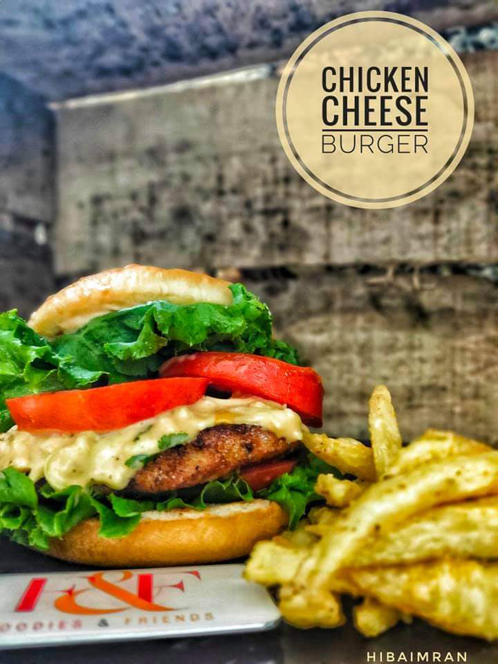 Chicken Cheese Burger By Hiba Imran