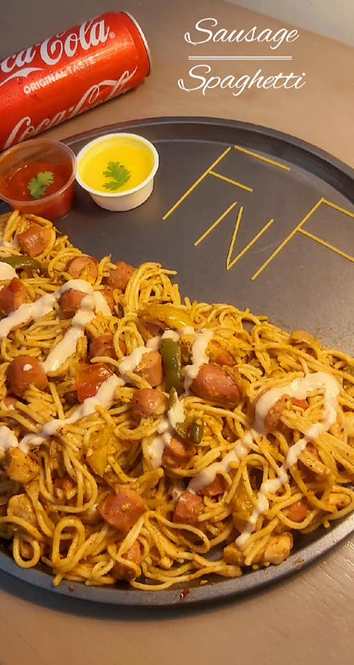 Sausage Spaghetti by Umaima Sameer