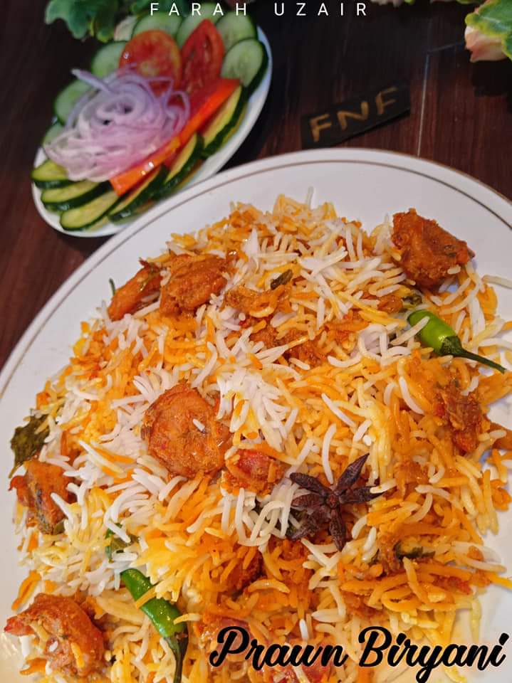 Prawns Biryani by Farah Uzair