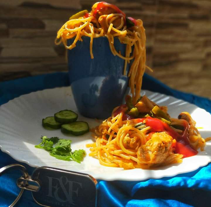 Chicken Spaghetti by Nousheen Moin