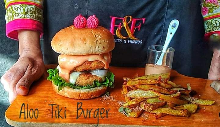 Aloo Tiki Burger By REHANA TAHIR