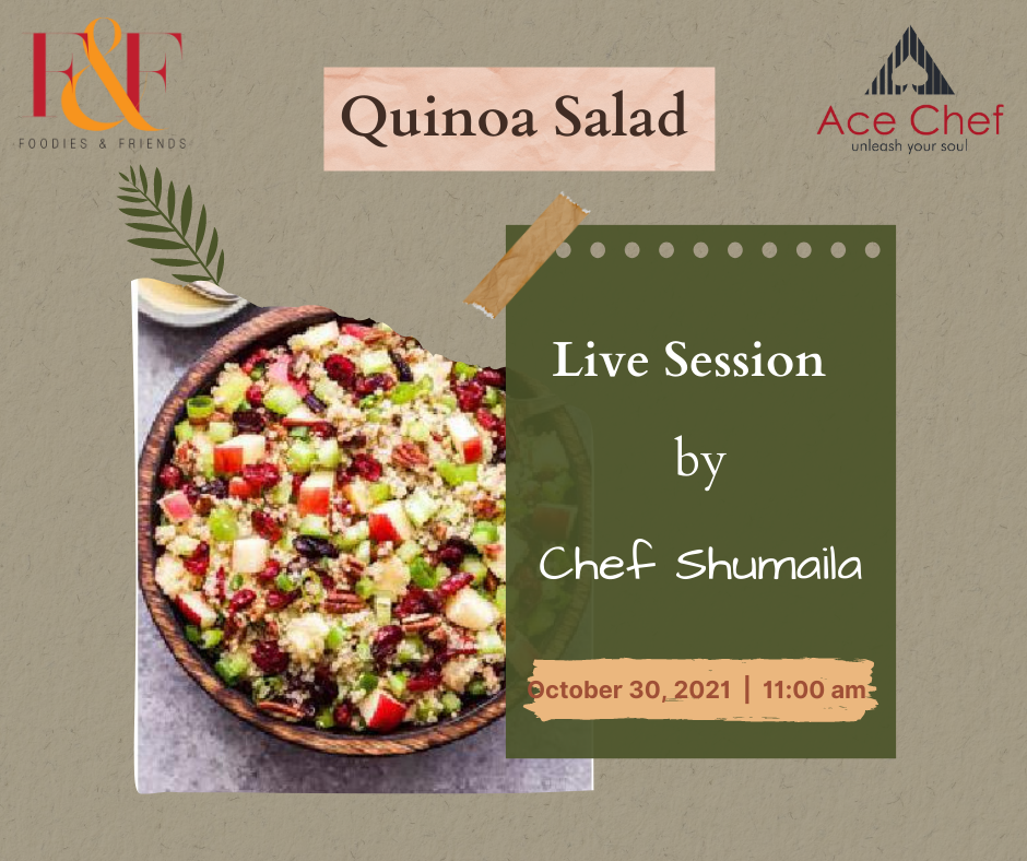  Live Session on Quinoa Salad